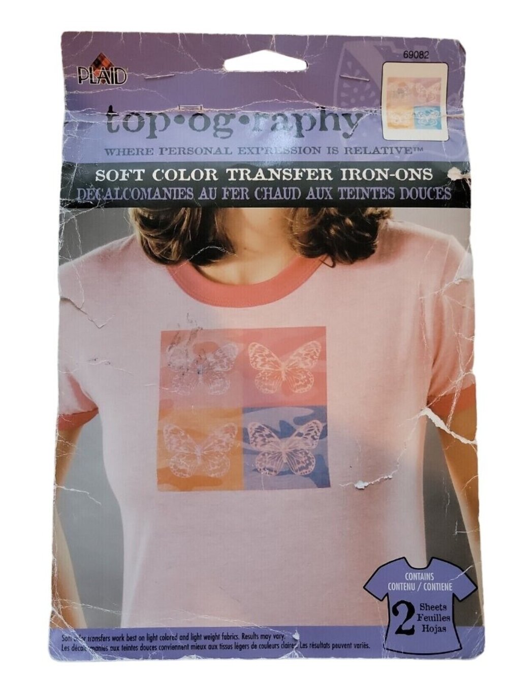 Butterfly Iron On Transfers Multicolor Camo Butterflies Camouflage Soft Color